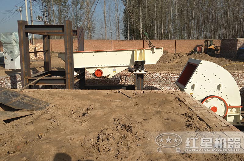 一臺錘破制砂機(jī)現(xiàn)場實(shí)拍 一臺錘破制砂機(jī)現(xiàn)場實(shí)拍