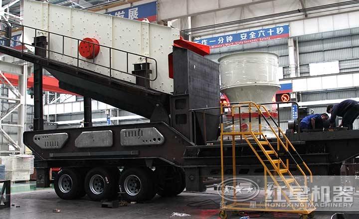 流動圓錐磕石機